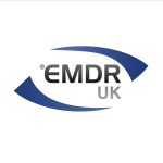 EMDR UK logo - two blue lines around the text 'EMDR UK'